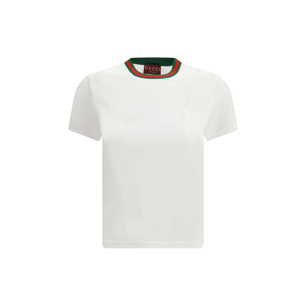Gucci White Cotton T-Shirt Gucci