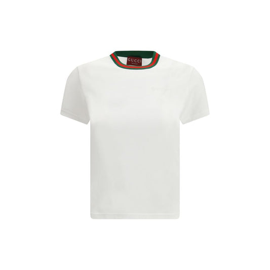 Gucci White Cotton T-Shirt Gucci