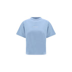 Balenciaga Blue Cotton T-Shirt