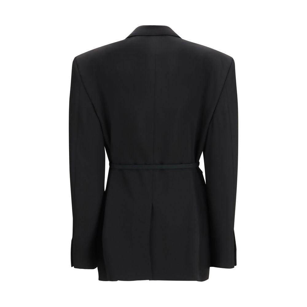 Balenciaga Black Wool Jackets And Coat Balenciaga