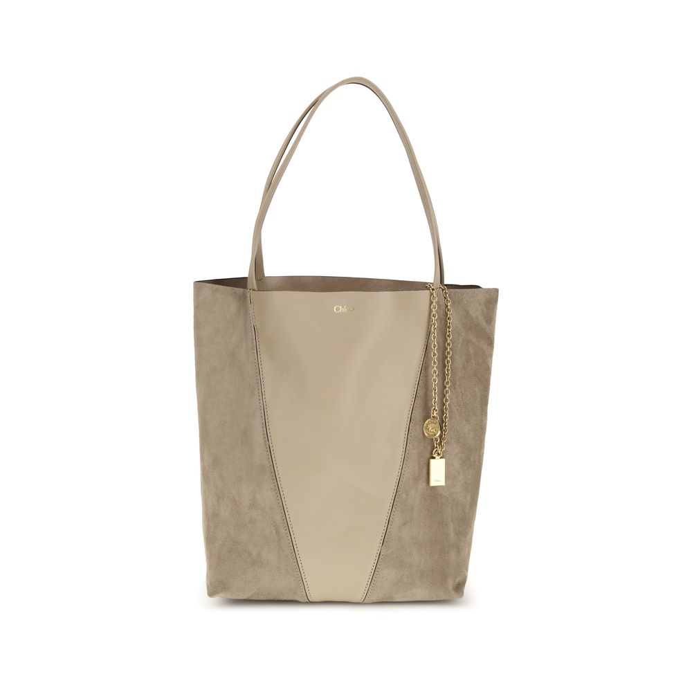 Chloé Beige Calf Leather Bos Taurus Shoulder Bag Chloé