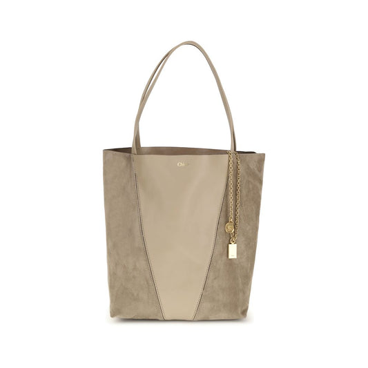 Chloé Beige Calf Leather Bos Taurus Shoulder Bag Chloé