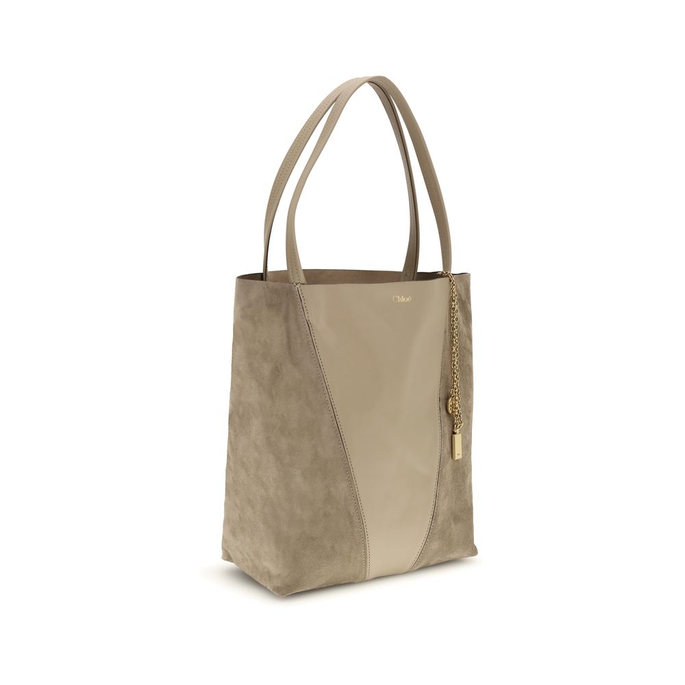 Chloé Beige Calf Leather Bos Taurus Shoulder Bag Chloé
