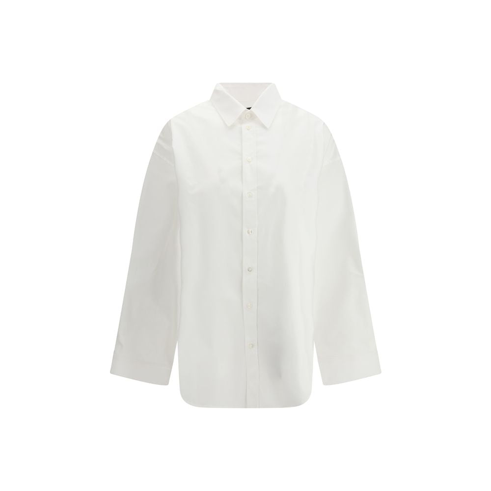 Balenciaga White Cotton Dress Shirt Balenciaga