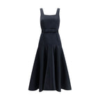 P.A.R.O.S.H. Blue Polyester Casual Dress