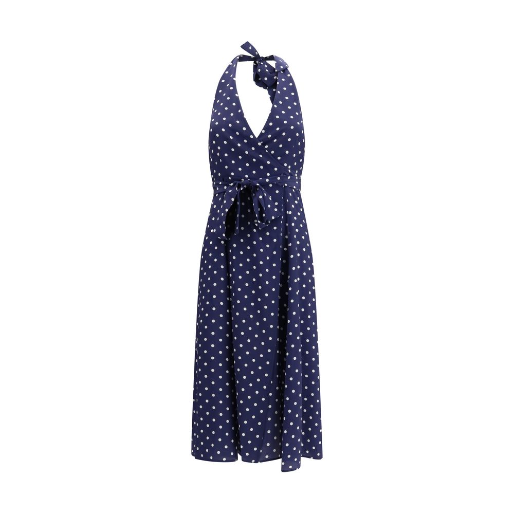 P.A.R.O.S.H. Blue Silk Casual Dress P.A.R.O.S.H.
