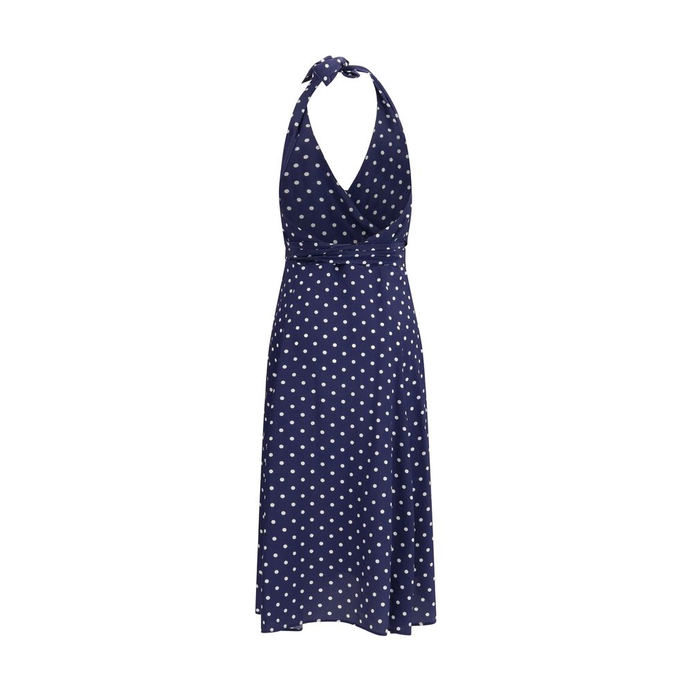 P.A.R.O.S.H. Blue Silk Casual Dress P.A.R.O.S.H.