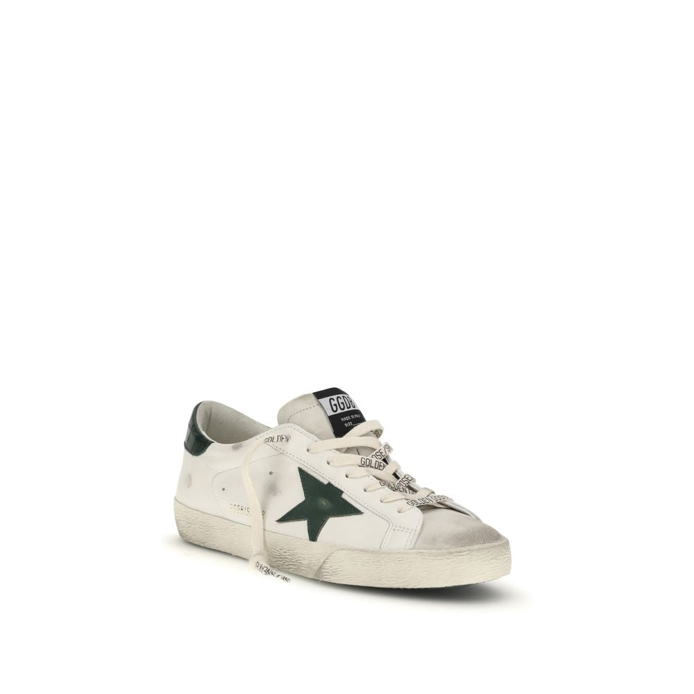 Golden Goose White Calf Leather Bos Taurus Low Top Sneakers Golden Goose