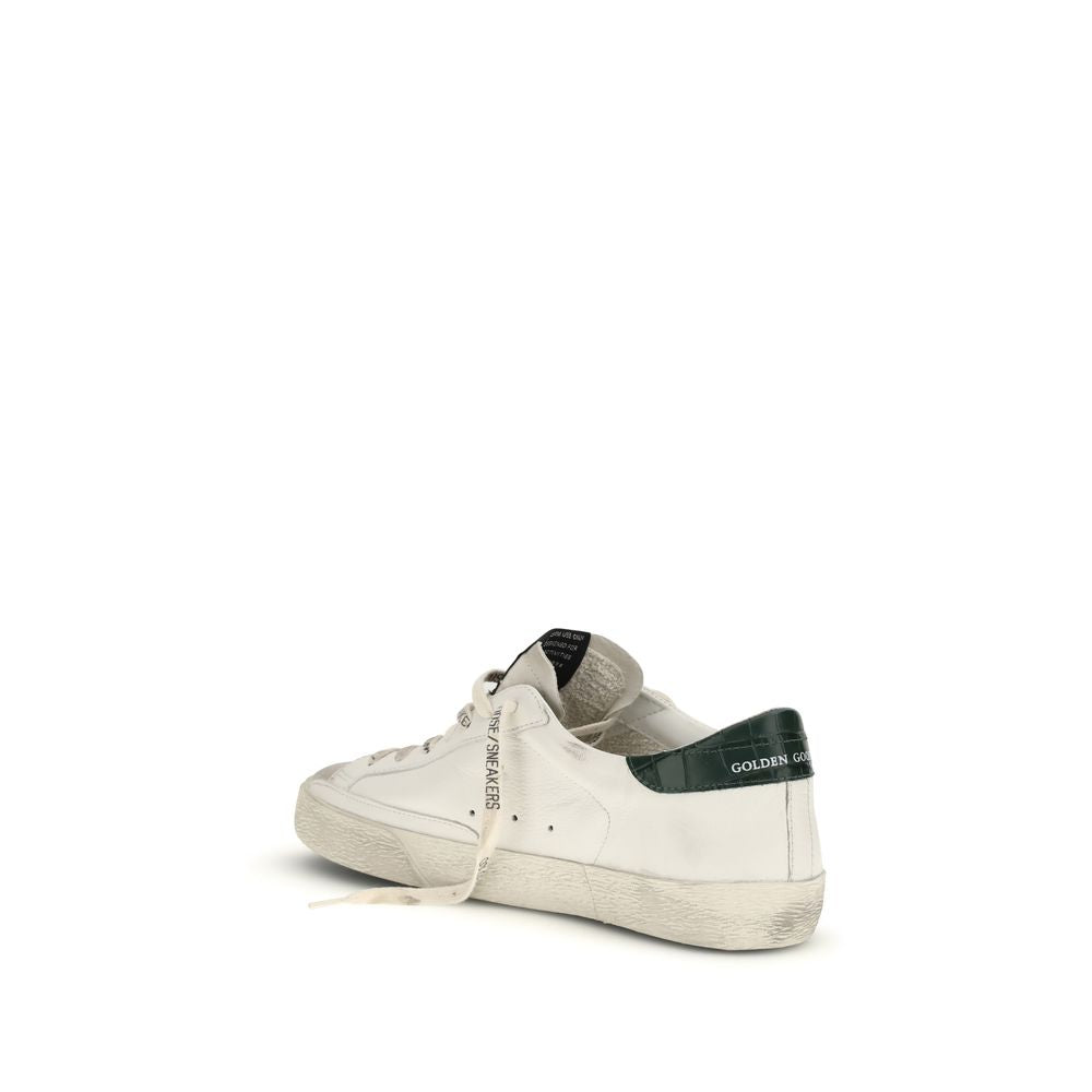 Golden Goose White Calf Leather Bos Taurus Low Top Sneakers Golden Goose