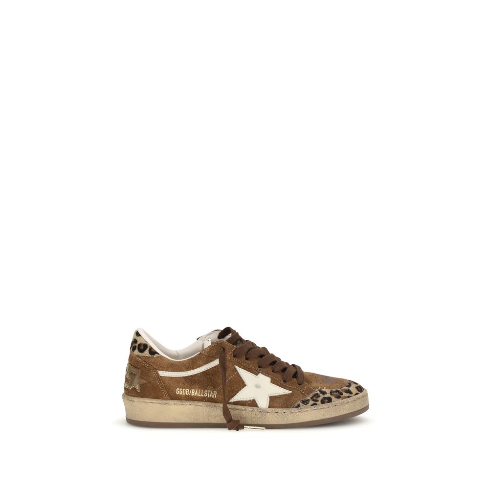 Golden Goose Brown Calf Leather Bos Taurus Low Top Sneakers Golden Goose