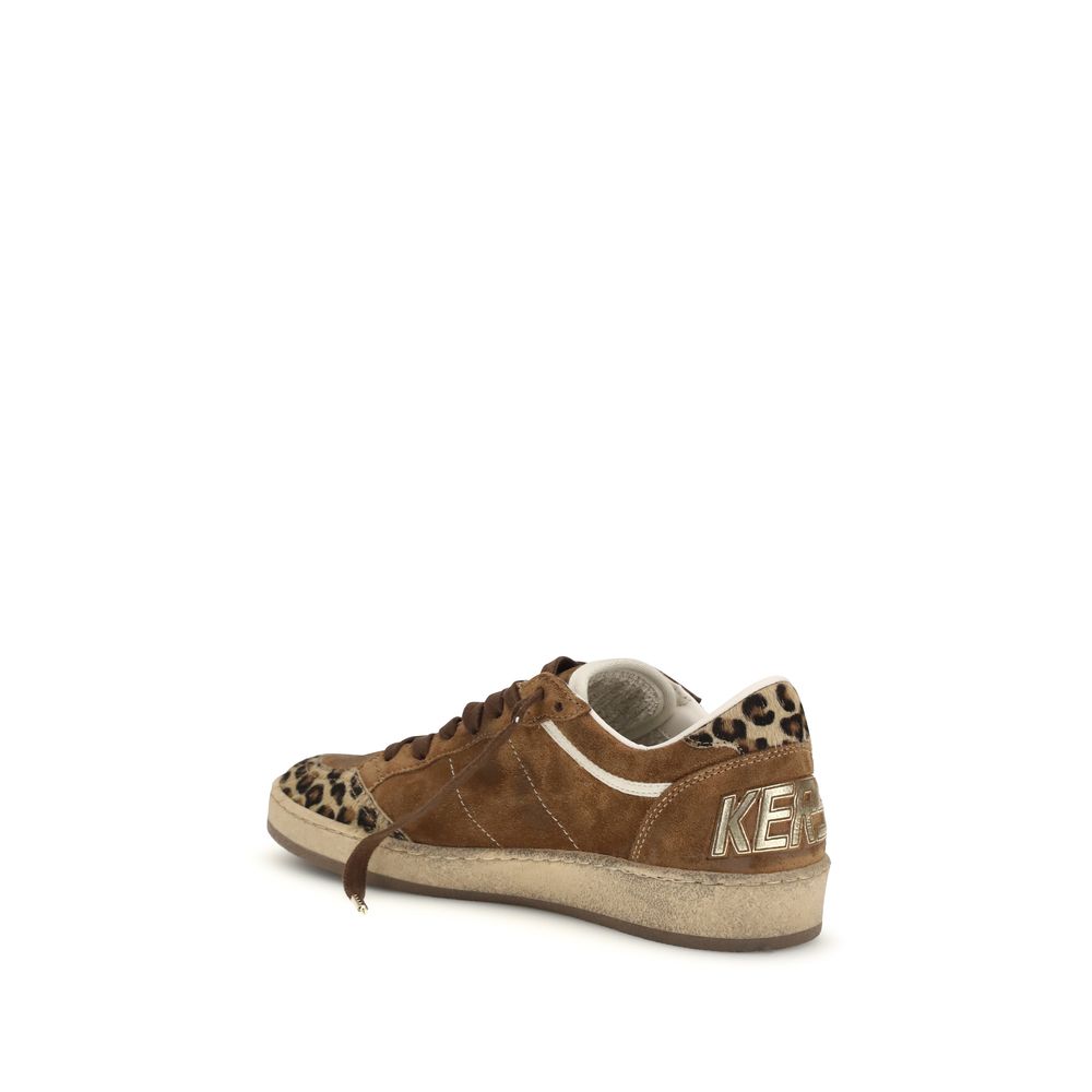 Golden Goose Brown Calf Leather Bos Taurus Low Top Sneakers Golden Goose