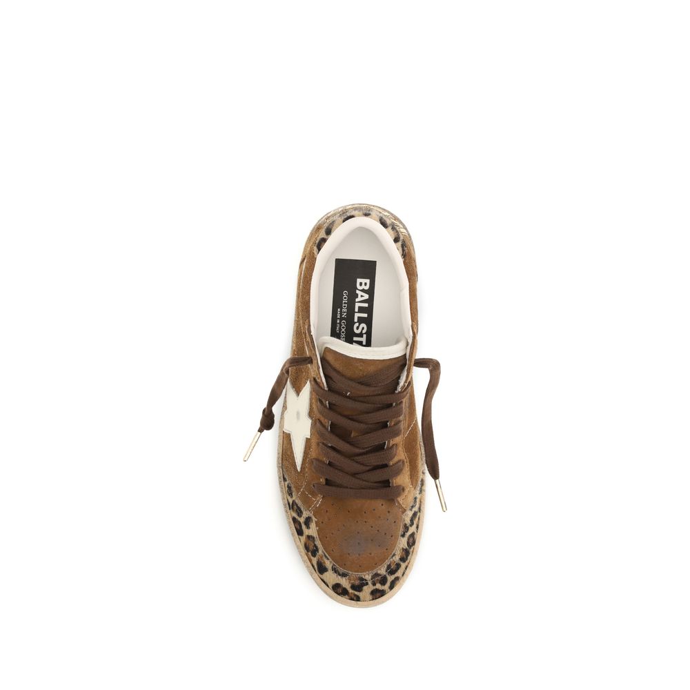 Golden Goose Brown Calf Leather Bos Taurus Low Top Sneakers Golden Goose