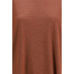 Red nylon T-shirt by Brunello Cucinelli, showing smooth fabric and casual fit styled for everyday wear.