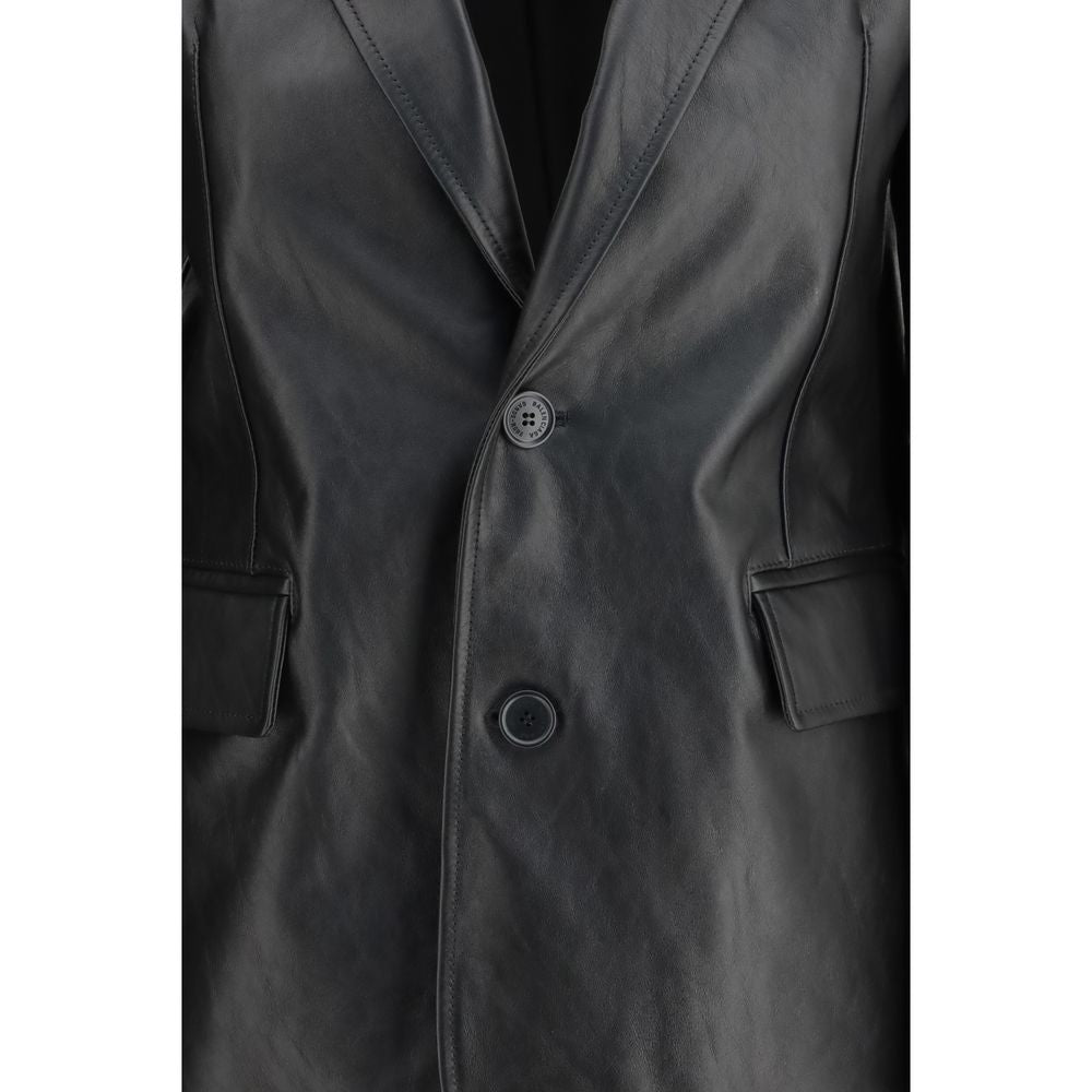 Balenciaga Black Leather Jacket Balenciaga