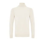 Gran Sasso White Wool Turtleneck