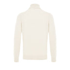 Gran Sasso White Wool Turtleneck
