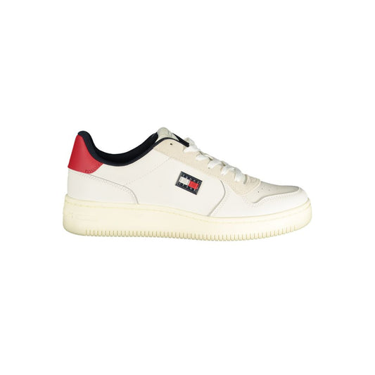 Tommy Hilfiger Bianco Polyurethane Men Sneaker Tommy Hilfiger