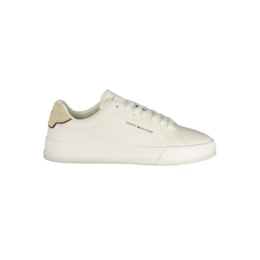 Tommy Hilfiger Bianco Polyurethane Men Sneaker Tommy Hilfiger
