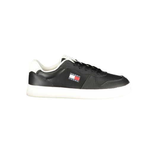 Tommy Hilfiger Black Polyurethane Women Sneaker Tommy Hilfiger