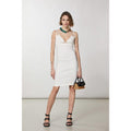 Patrizia Pepe White Linen Casual Dress - Eljoys Fashion 