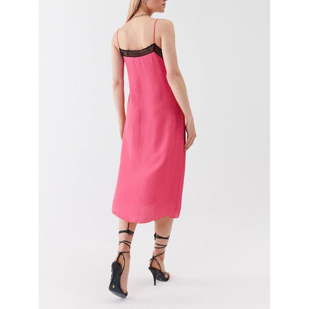 Patrizia Pepe Fuchsia Viscose Casual Dress - Eljoys Fashion 