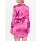 Patrizia Pepe Purple Viscose Casual Dress