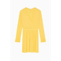 Patrizia Pepe Yellow Viscose Casual Dress