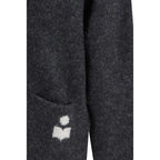 Marant Etoile Gray Alpaca Vicugna Pacos Cardigan