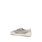 Carel Paris Beige Cotton Low Top Sneakers Carel Paris