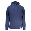 Blue cotton men's sweatshirt by Rifle featuring a comfortable fit and casual style, shown in a front view.