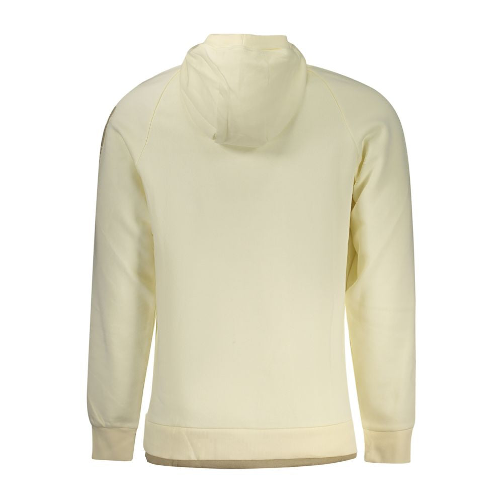 White cotton men's sweatshirt by Rifle featuring a comfortable fit and classic design, perfect for casual wear.