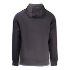 Rifle blue cotton men's sweatshirt with crew neckline and long sleeves, featuring a casual, comfortable fit.