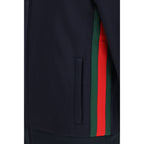 Gucci Blue Polyester Shell Jacket