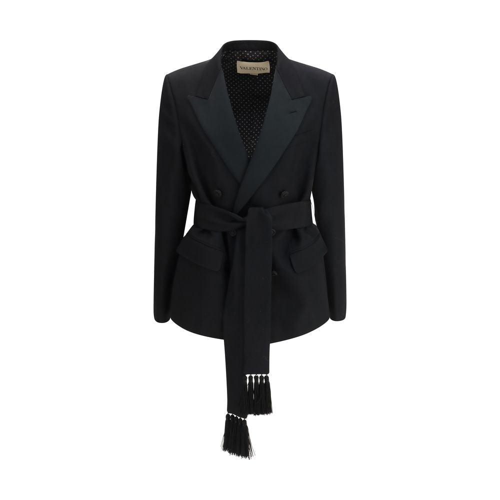 Valentino Black Wool Oves Aries Blazer Valentino