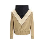 Valentino Garavani multicolor polyester shell jacket with vibrant color blocks and a sleek, modern design.