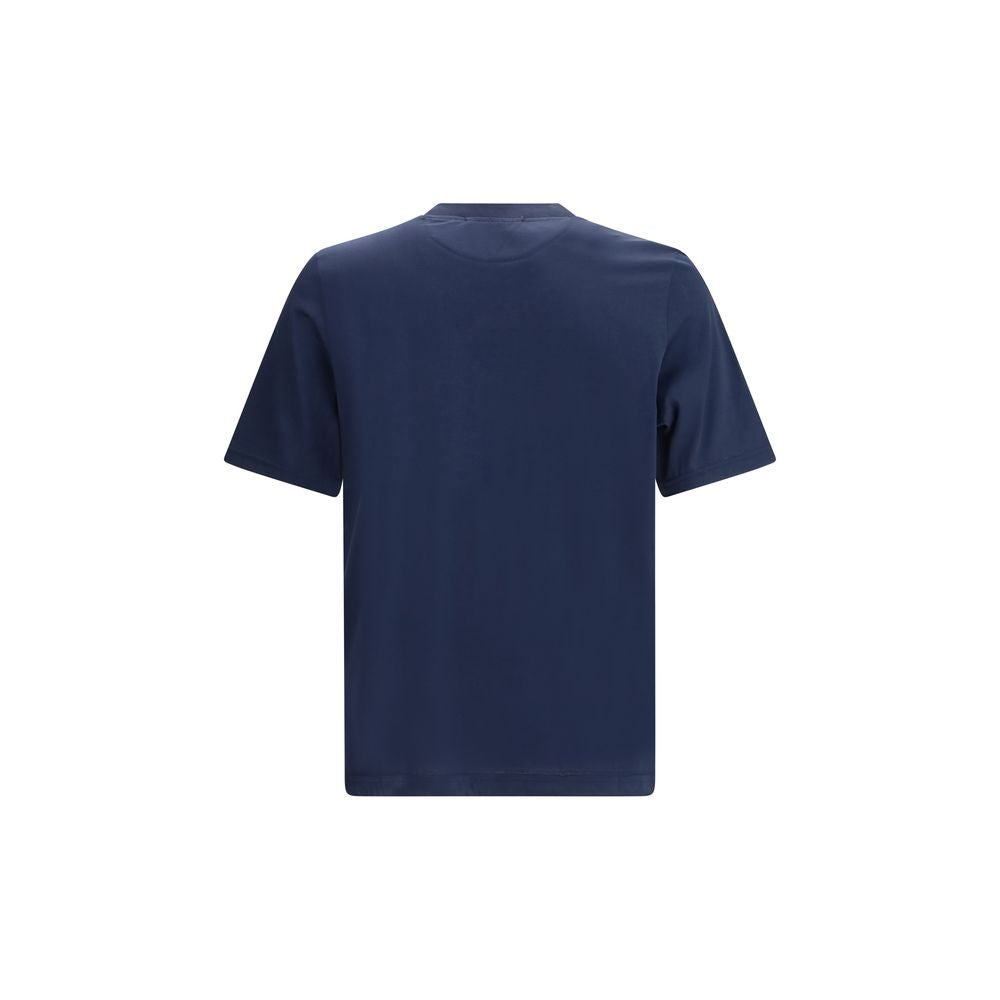 Cruna Blue Cotton T-Shirt Cruna