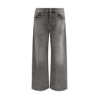 Golden Goose Gray Cotton Relaxed Fit Jeans Golden Goose
