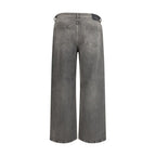 Golden Goose Gray Cotton Relaxed Fit Jeans Golden Goose