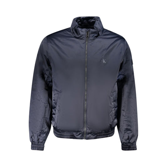 Calvin Klein Blue Polyester Men Jacket Calvin Klein