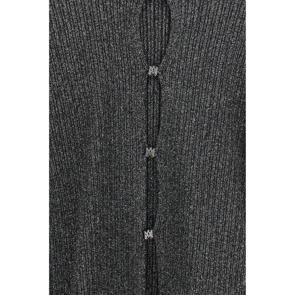 Amiri Black Viscose Cardigan Amiri