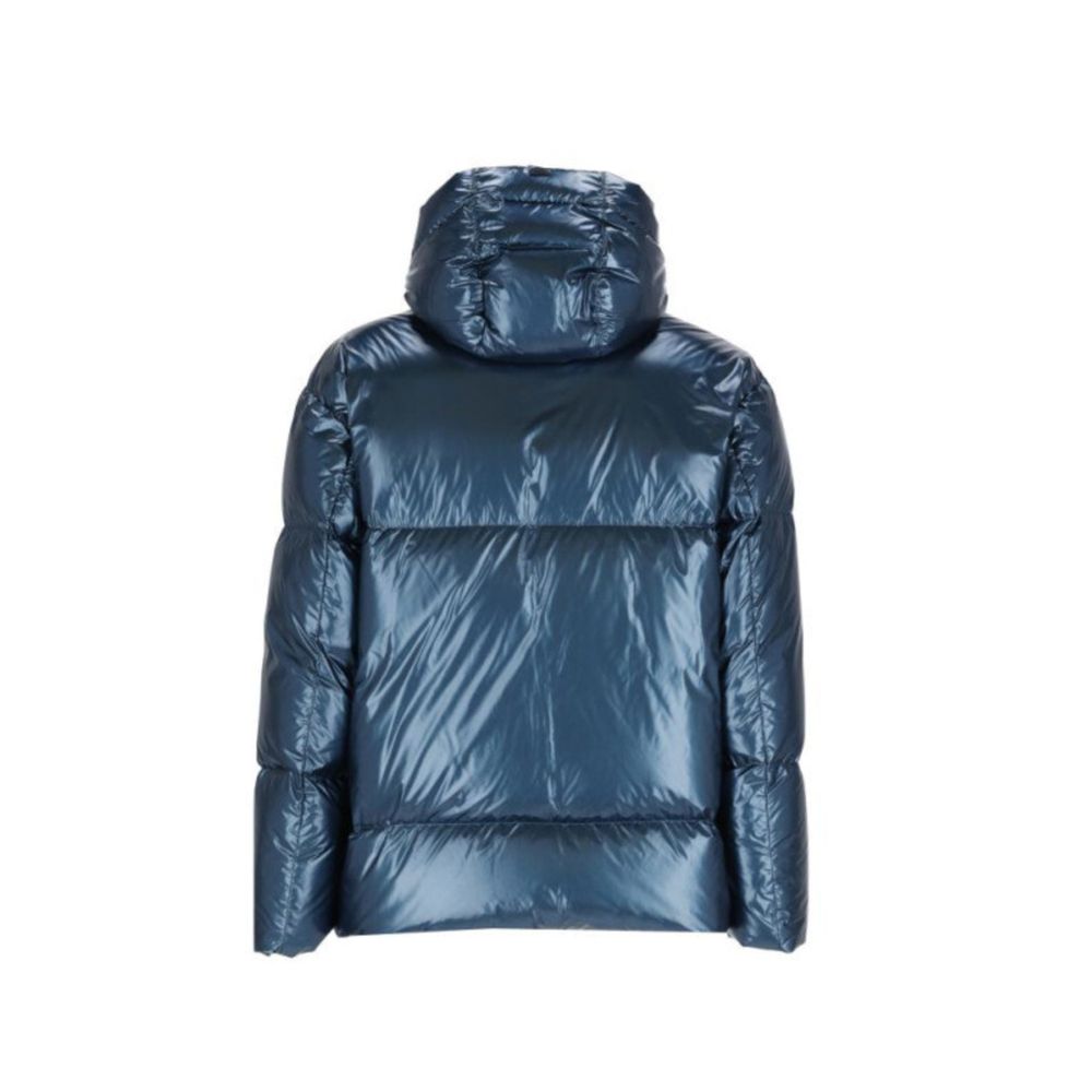 Herno Blue Polyamide Shell Jacket Herno