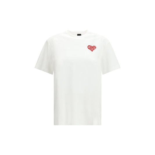PINKO White Cotton T-Shirt PINKO