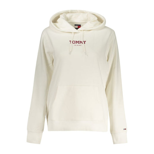 Tommy Hilfiger White Cotton Women Sweatshirt Tommy Hilfiger