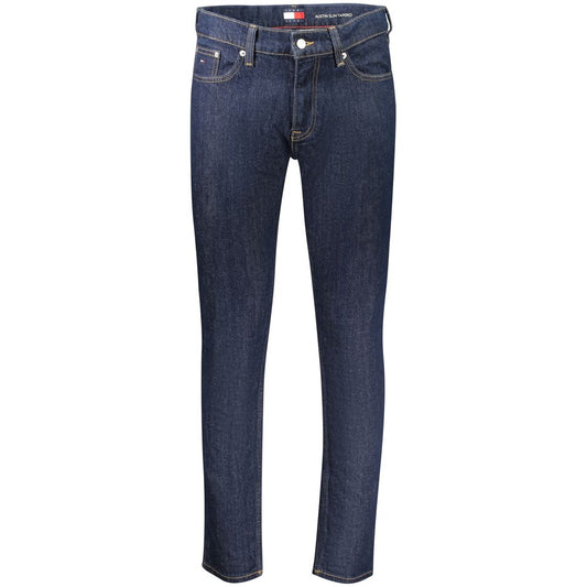 Tommy Hilfiger Blue Cotton Men's Slim Tapered Jeans Tommy Hilfiger
