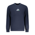 Blue cotton men's sweatshirt by Tommy Hilfiger featuring a classic crew neck and logo detail.