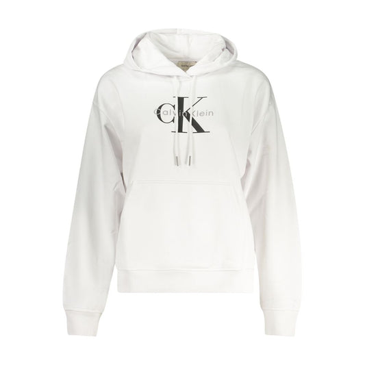 Calvin Klein Bianco Cotton Women Sweatshirt Calvin Klein