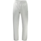 Calvin Klein Grigio cotton men's sport trousers showing slim fit design and front pockets.