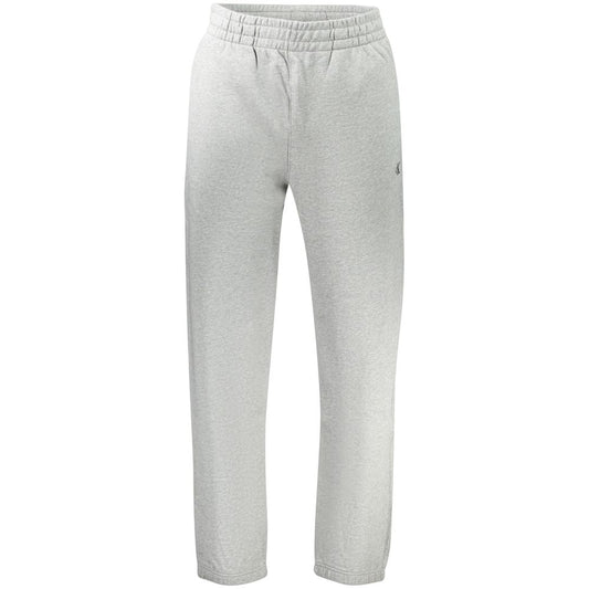 Calvin Klein Grigio Cotton Men Sport Trouser Calvin Klein