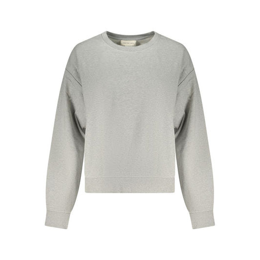 Calvin Klein Grigio Cotton Women Sweatshirt Calvin Klein