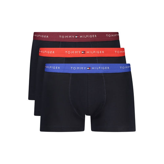 Tommy Hilfiger Black Cotton Men's Boxer Short Tommy Hilfiger